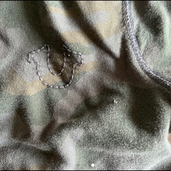 army green true religion zip up - Picture 2 of 3